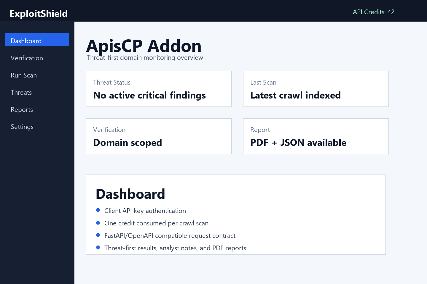 ApisCP Addon screenshot