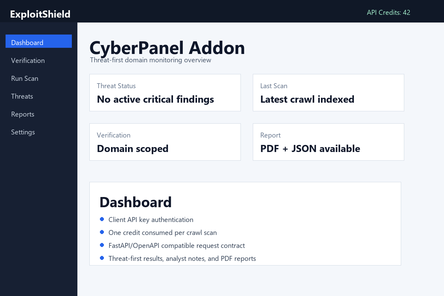 CyberPanel Addon screenshot