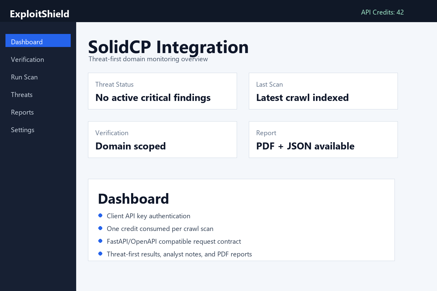 SolidCP Integration screenshot